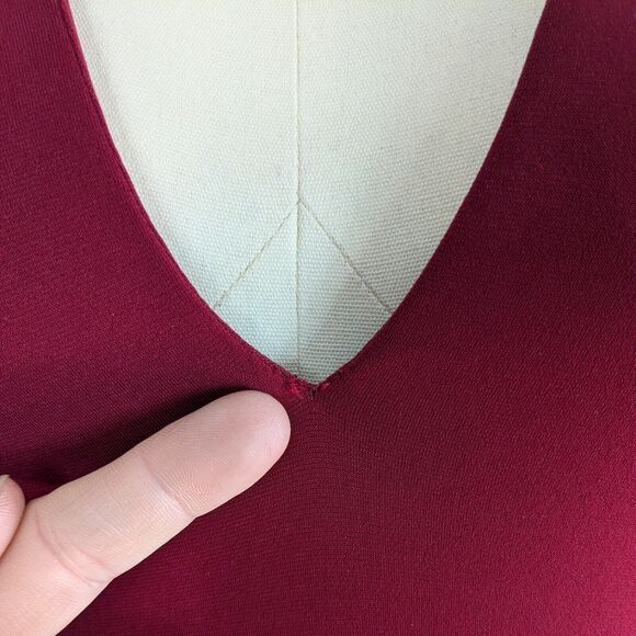 Y2K Jovani Prom Dress Maxi Gown 4 Red Corset Mermaid Lace Up Vamp Glam Drama - Picture 12 of 13